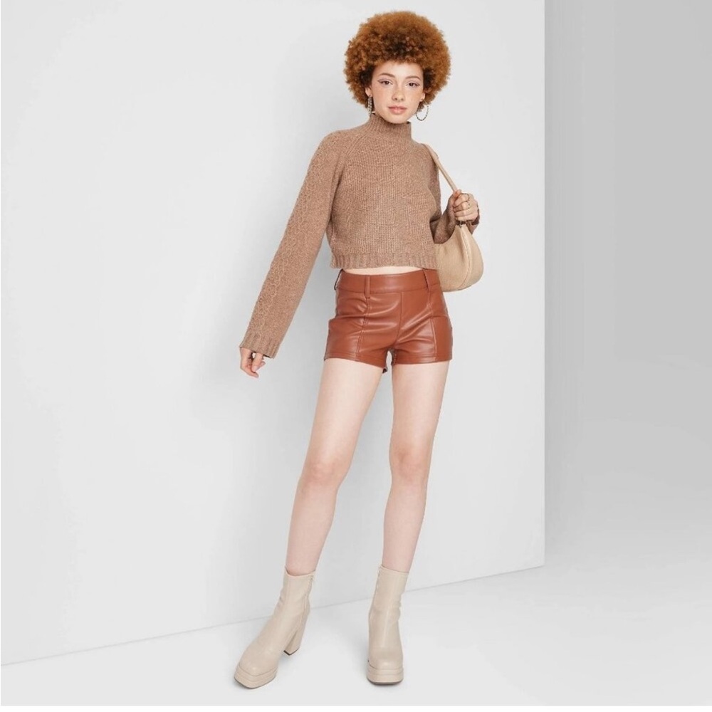 WILD FABLE Faux Leather Shorts